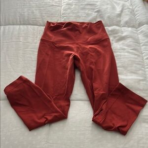 Women Orange Leggings